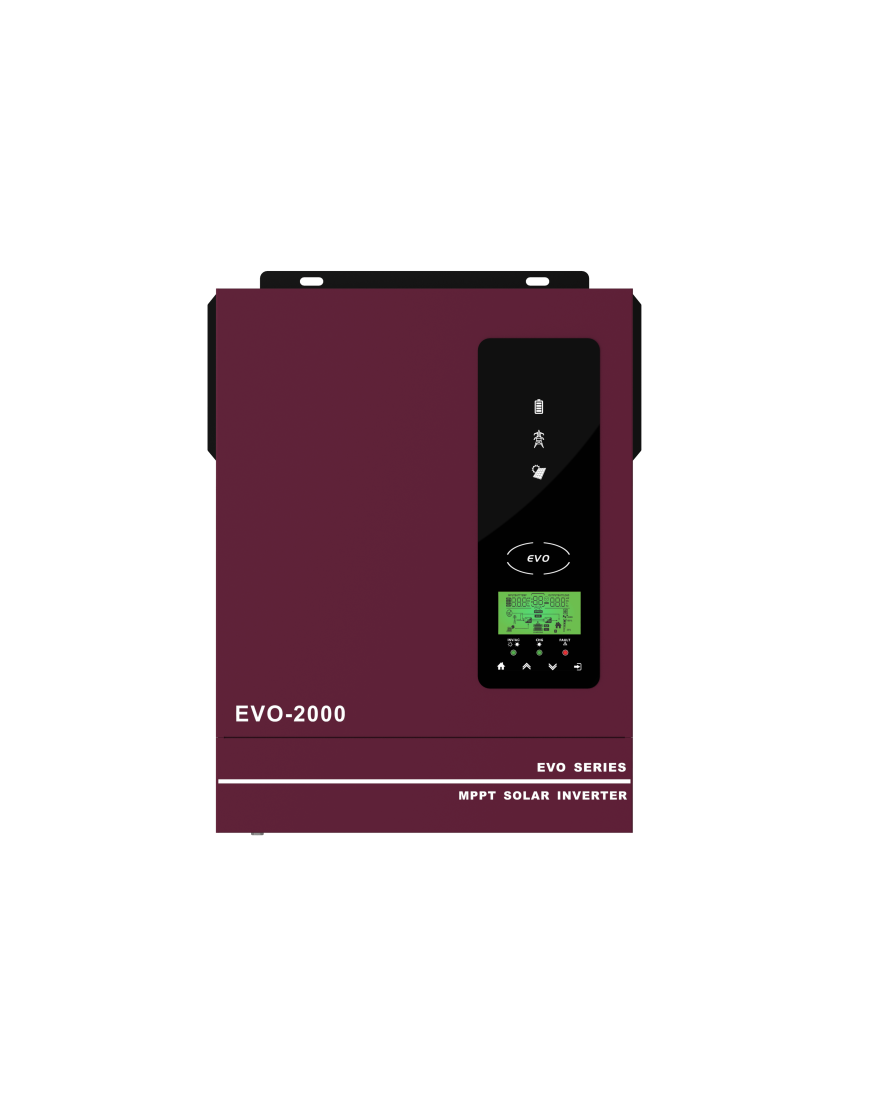 Anern 2kVA Hybrid Inverter 12V 80A MPPT Controller 400VDC